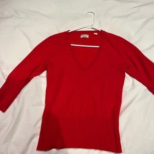 Penguin 100% cashmere v neck sweater